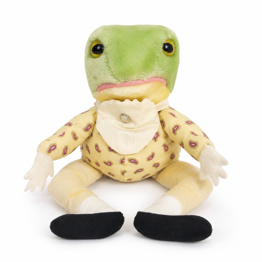 Eden Mr Jeremy Fisher Plush Beatrix Potter Small Green Yellow Good Vintage Frog